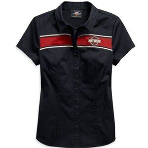 Harley-Davidson® Women's Washed Button-Front Shirt (2-W) 99122-20VW